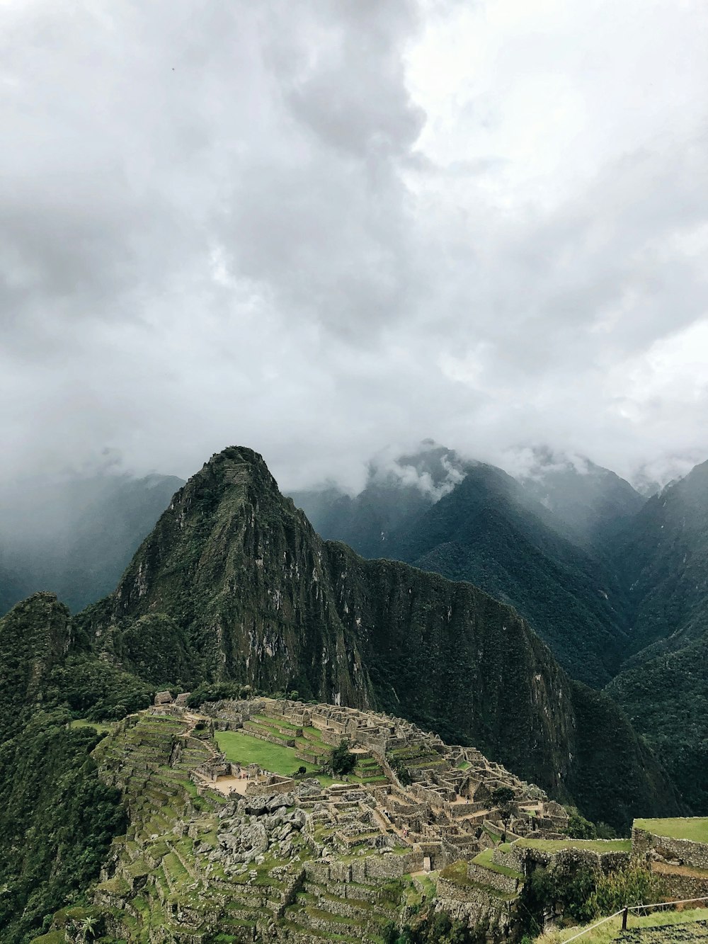 green mountain under white clouds during daytime