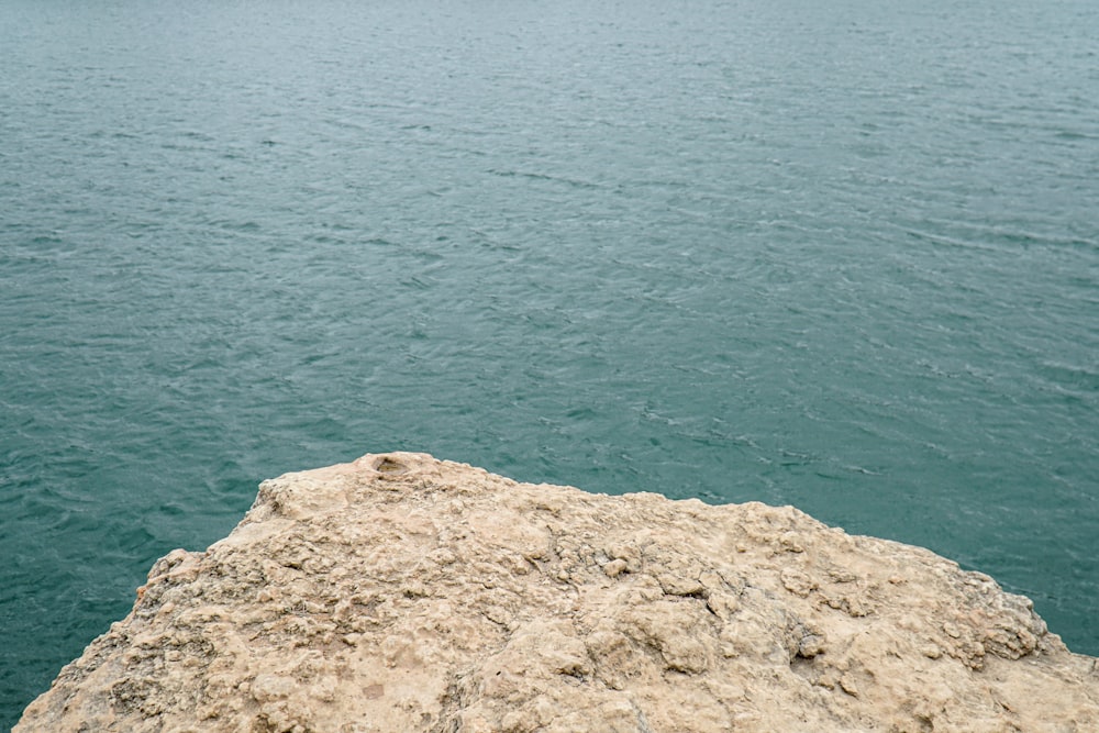 brown rock formation beside body of water during daytime