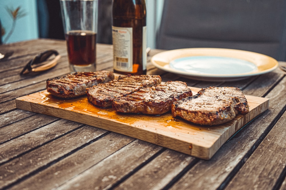 brown bread on brown wooden board