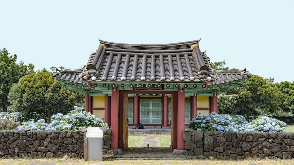 red and brown concrete building