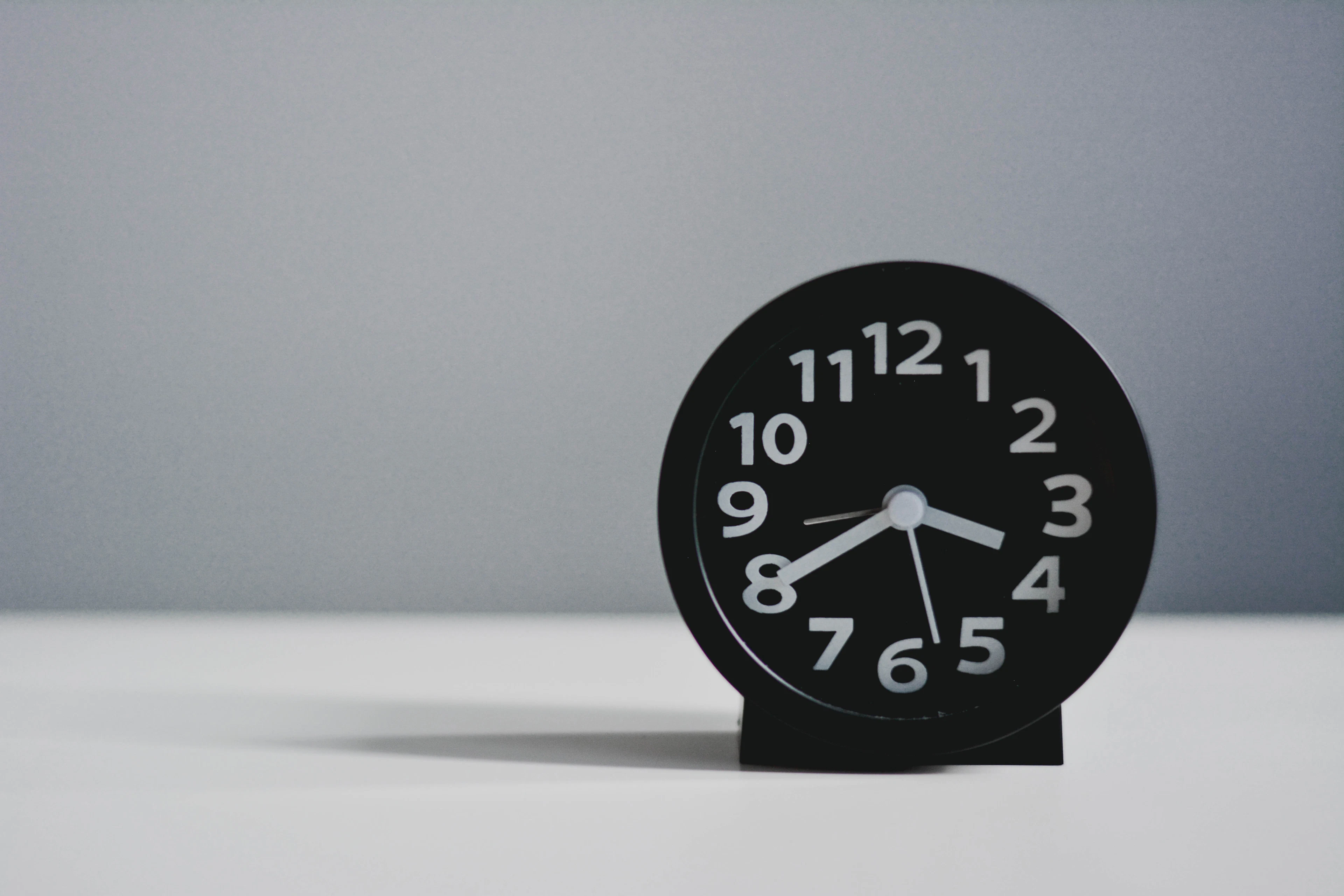 Wooden Table Clock