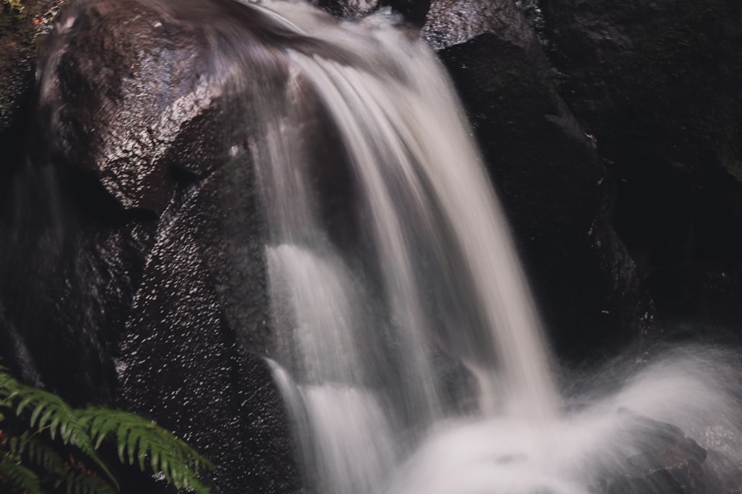 water falls in time lapse photography