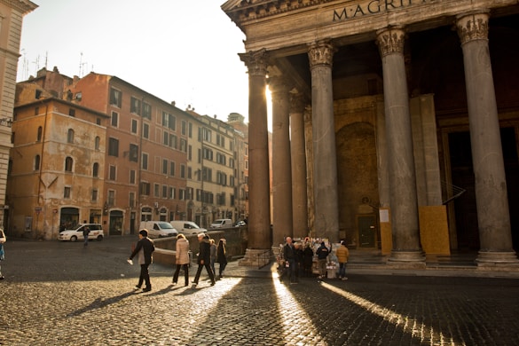 people walking on street near building during daytime