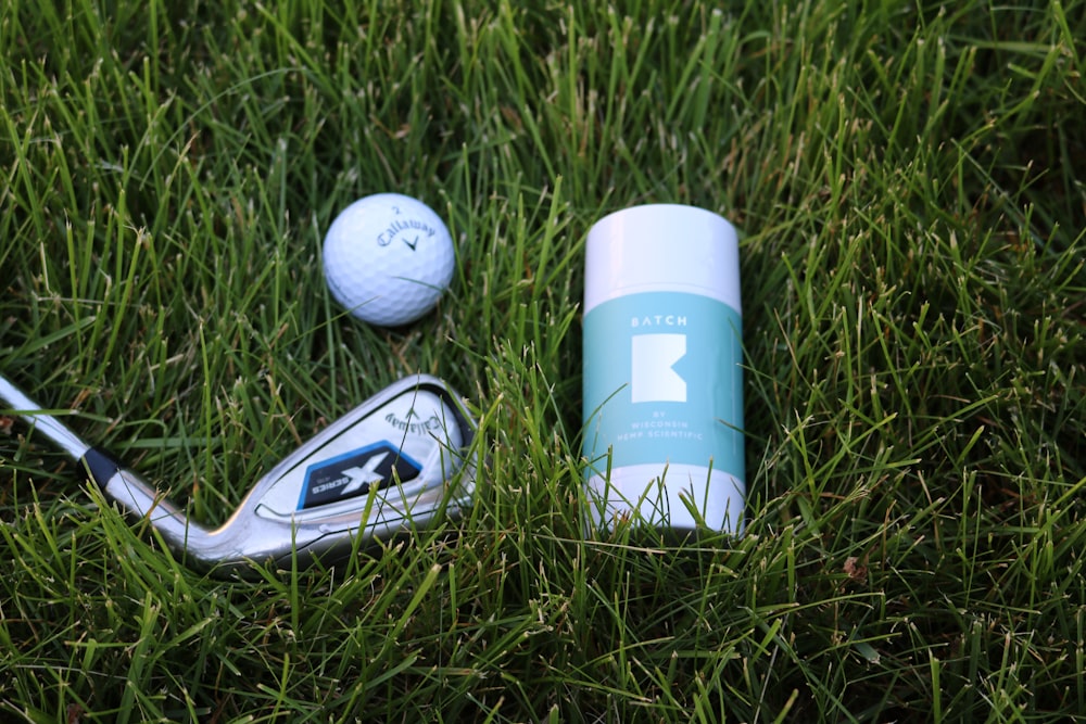 white golf ball on green grass field