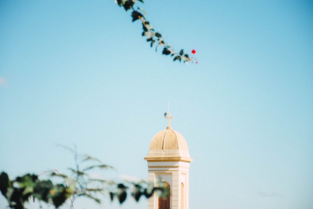 white and gold dome building