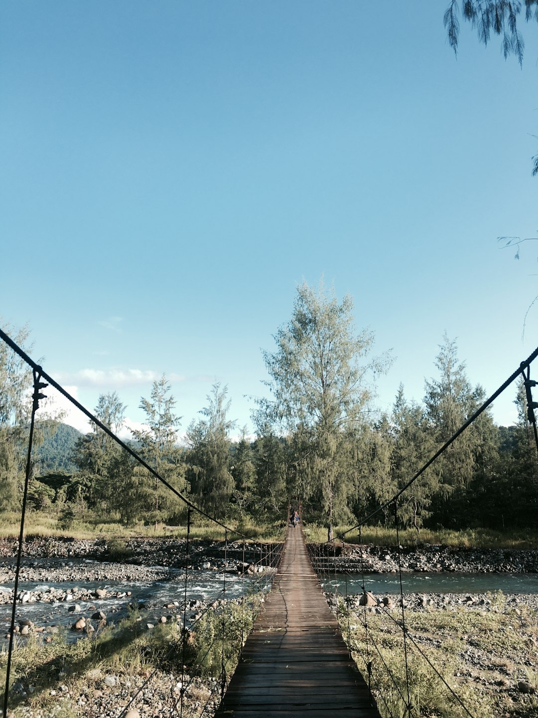 travelers stories about Suspension bridge in 94762, Indonesia