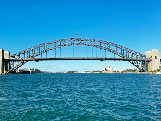 white bridge over the sea during daytime in Blues Point Reserve Australia