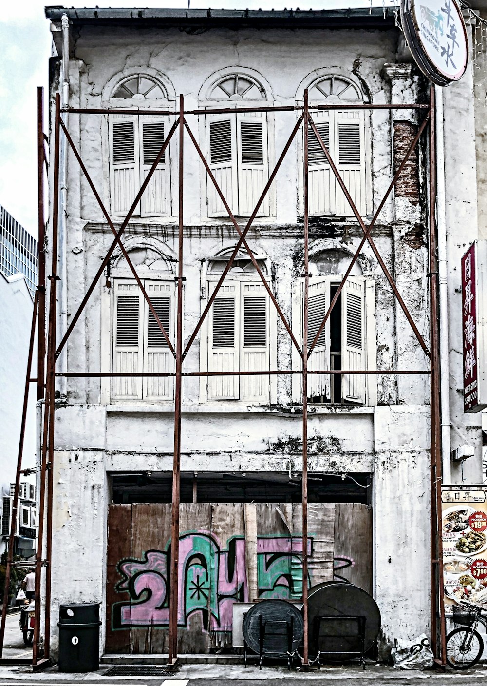 white and blue concrete building during daytime