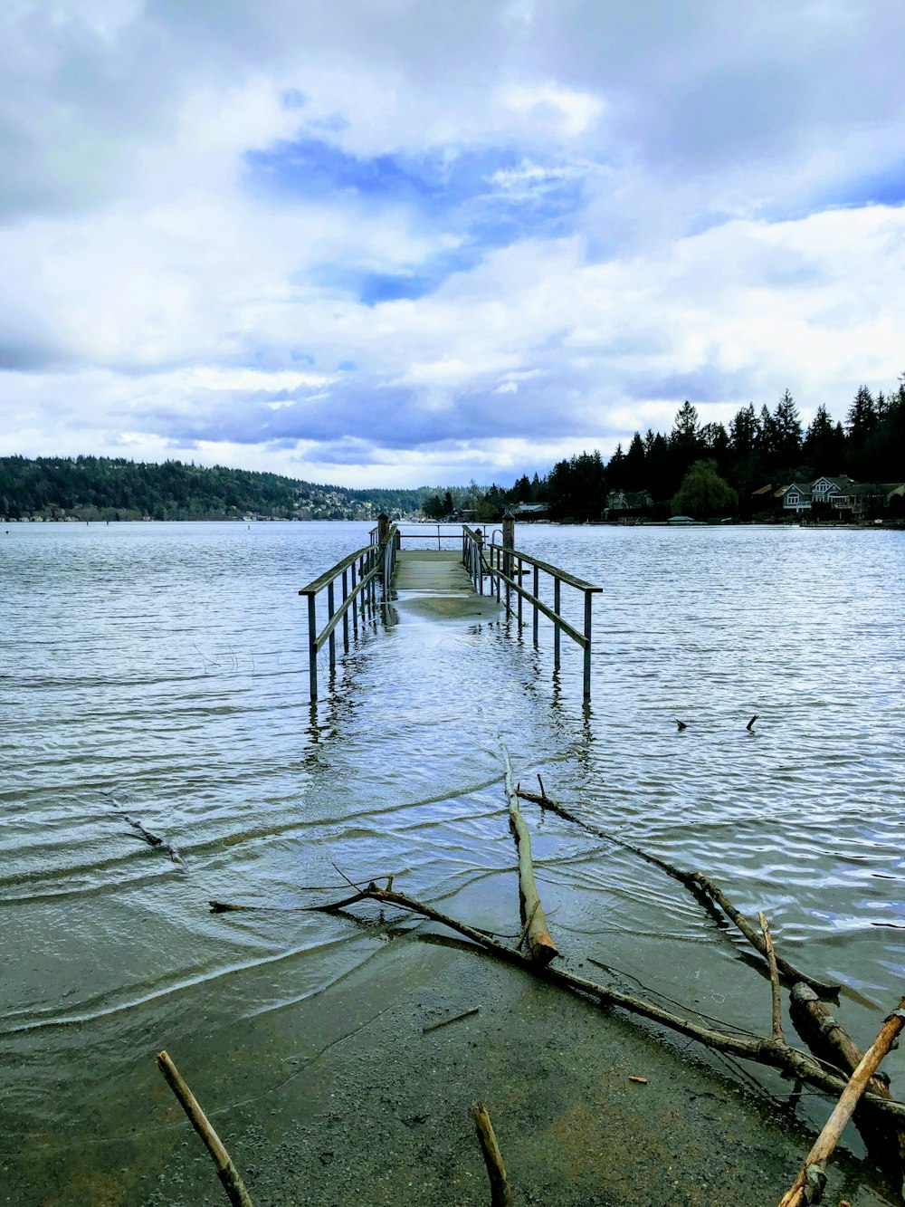 brown wooden dock on body of water during daytime