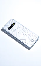 Front view of a sleek premium iPhone case highlighting its slim and durable design.