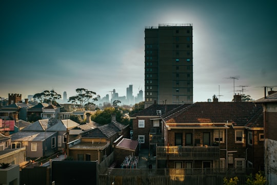 black and brown concrete building in Melbourne VIC Australia