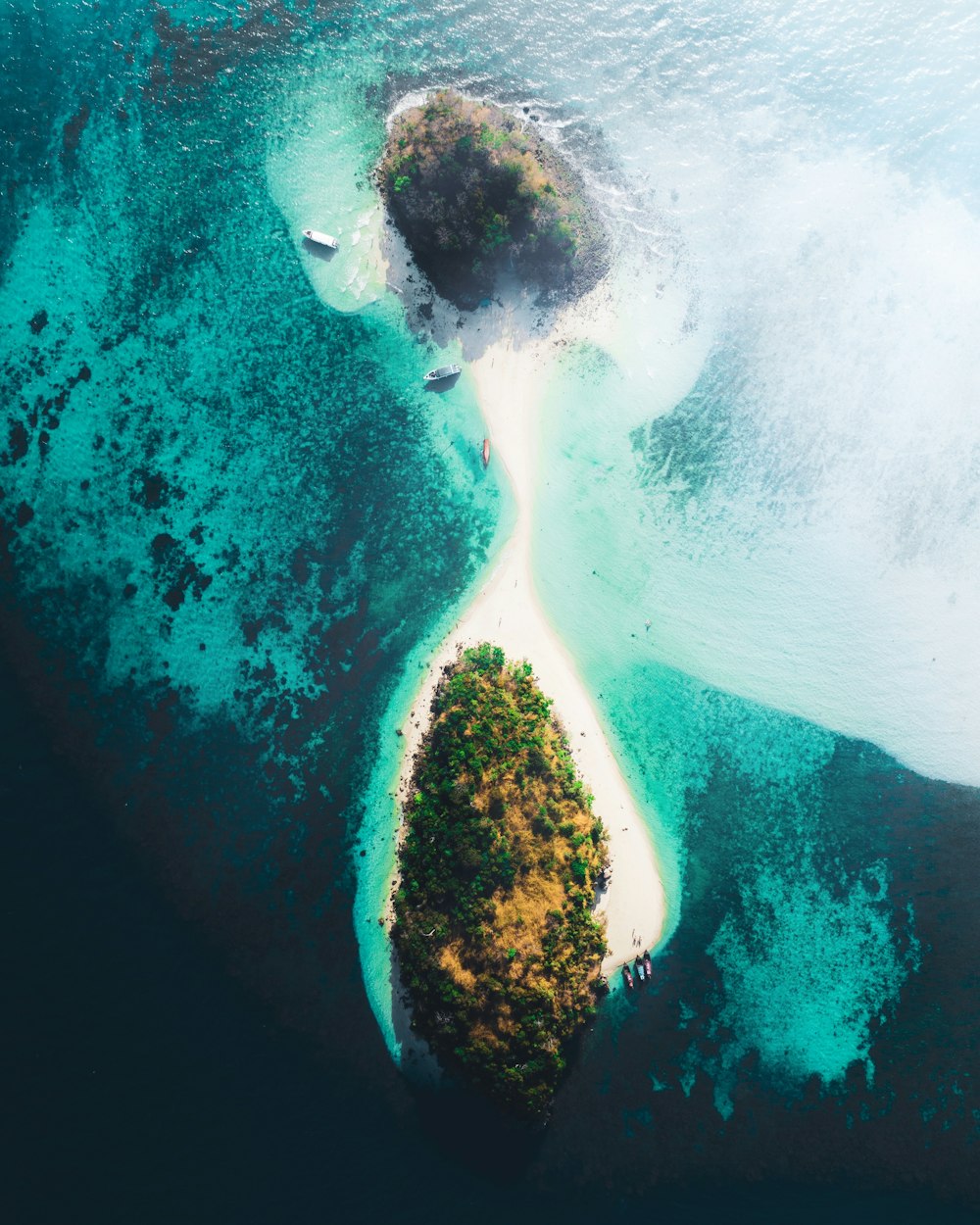 aerial view of body of water during daytime