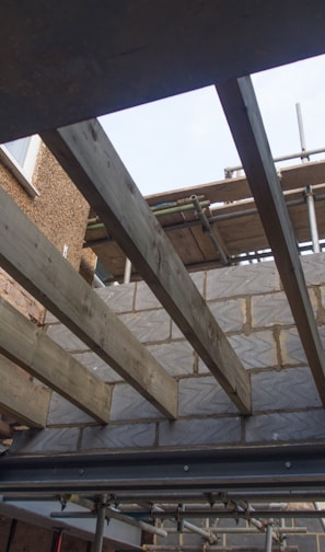 brown wooden roof during daytime