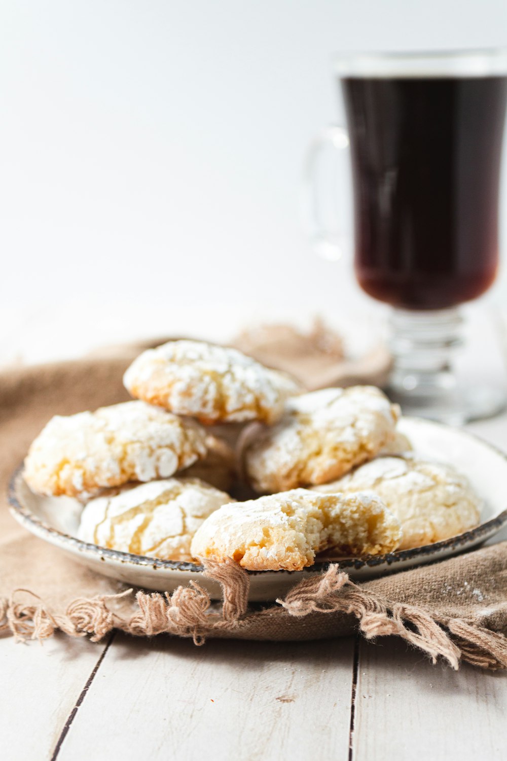 cookies on stainless steel tray