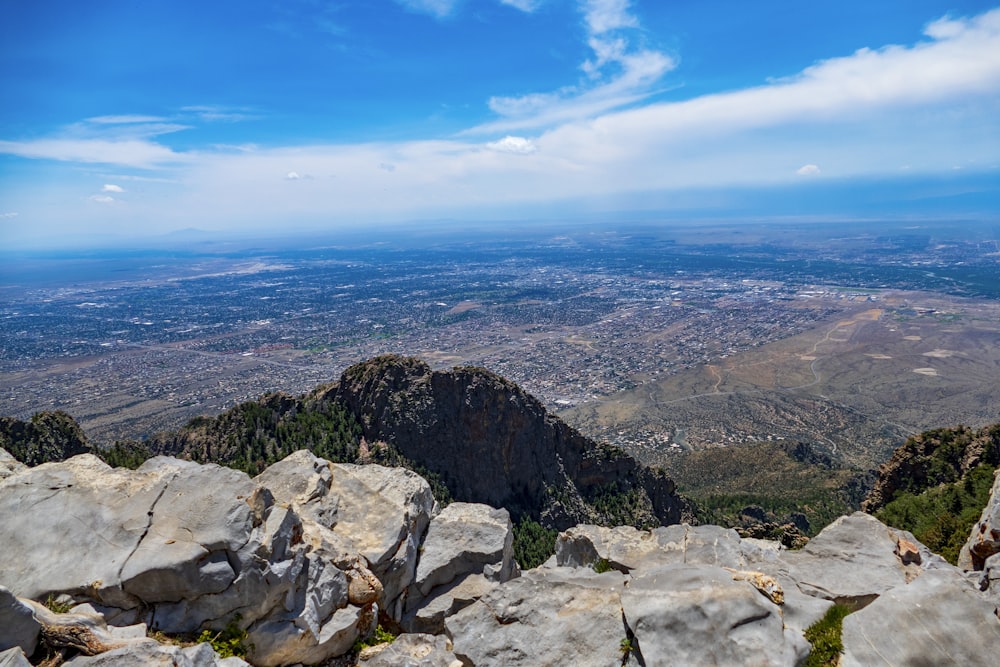 brown rocky mountain under blue sky during daytime