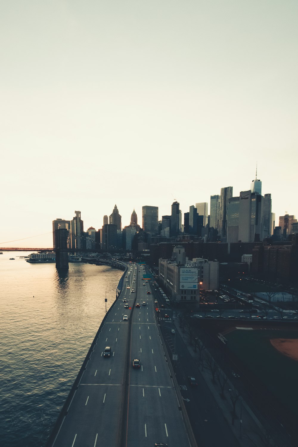 city skyline near body of water during daytime