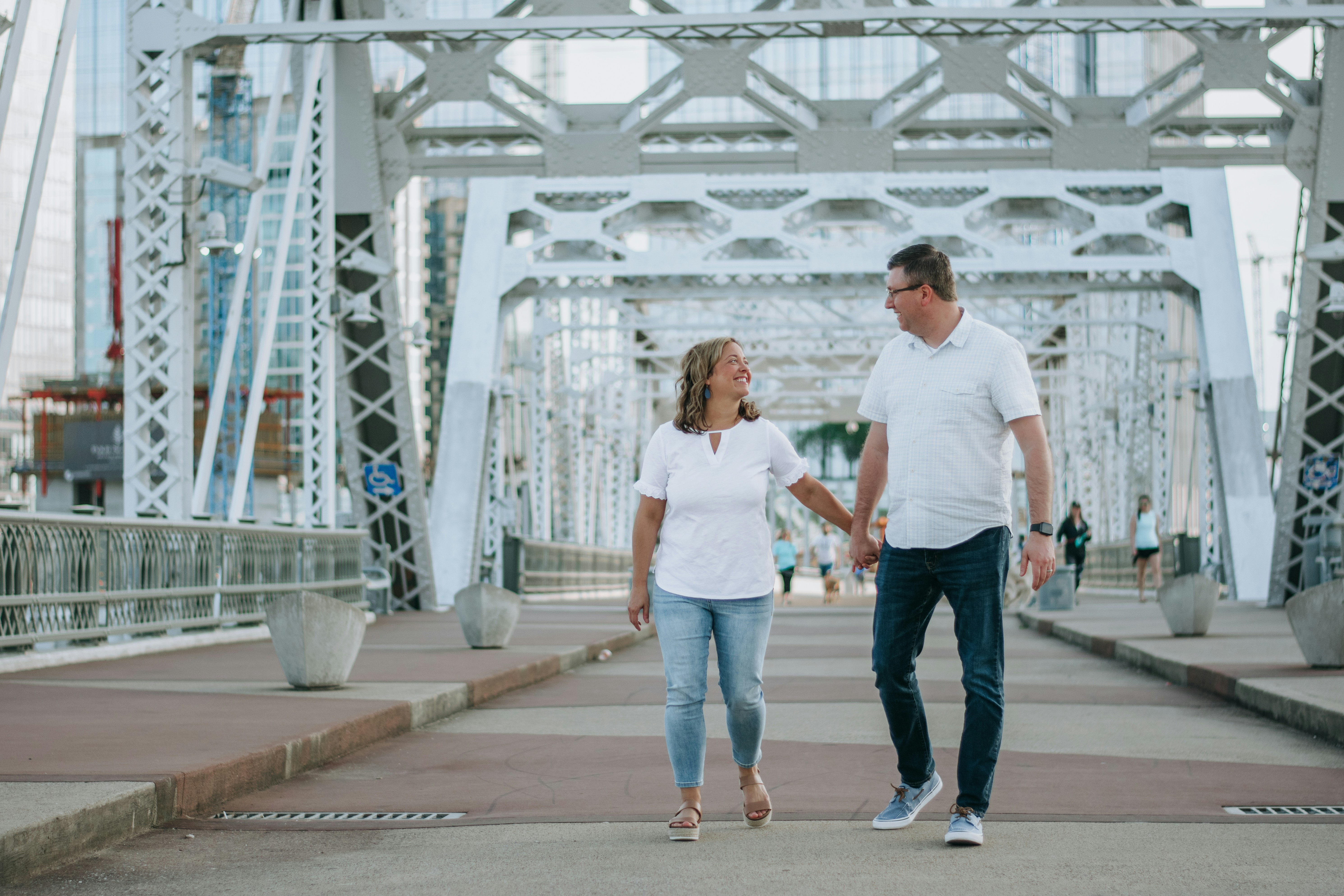 white polo and jeans