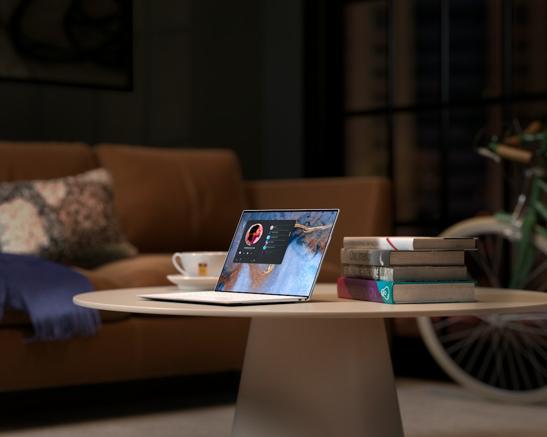 laptop and external drive