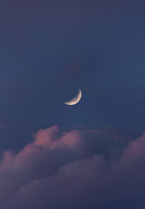 white clouds and blue sky