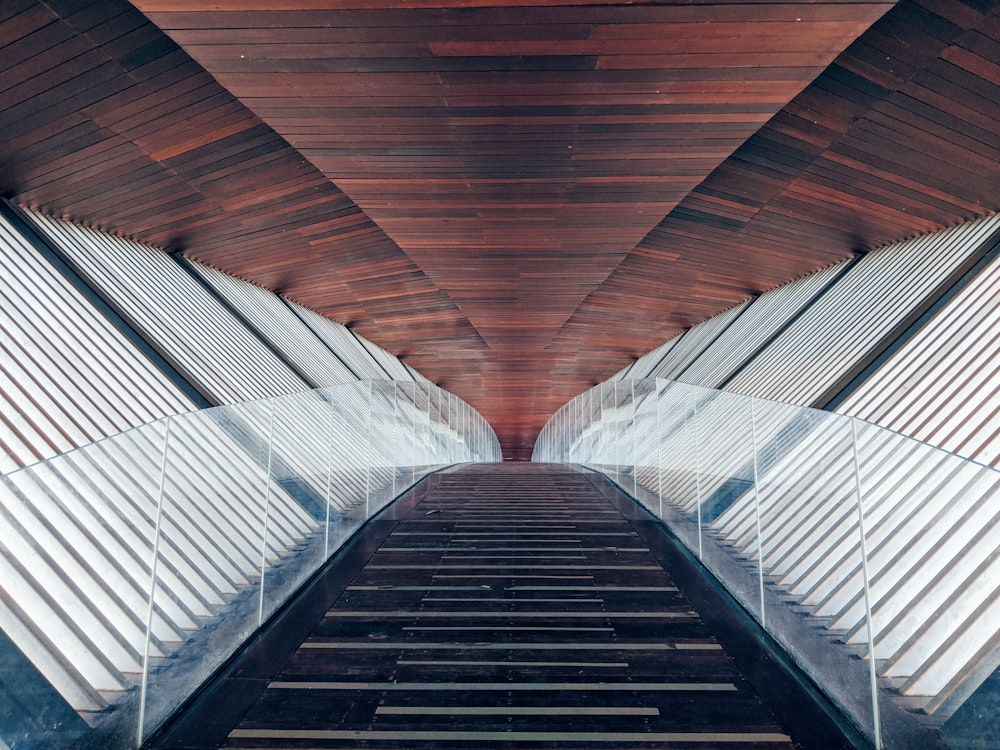 brown and white tunnel during daytime