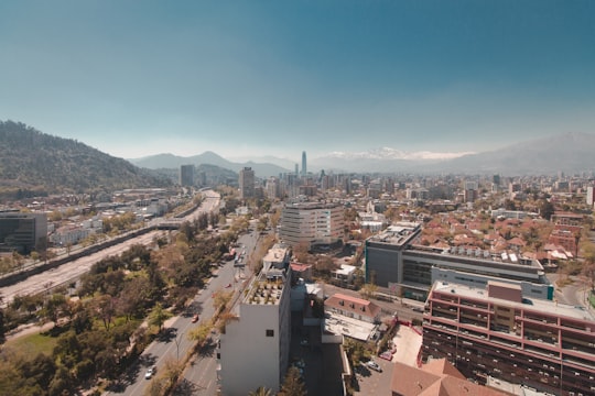 aerial view of city buildings during daytime in Santiago Chile
