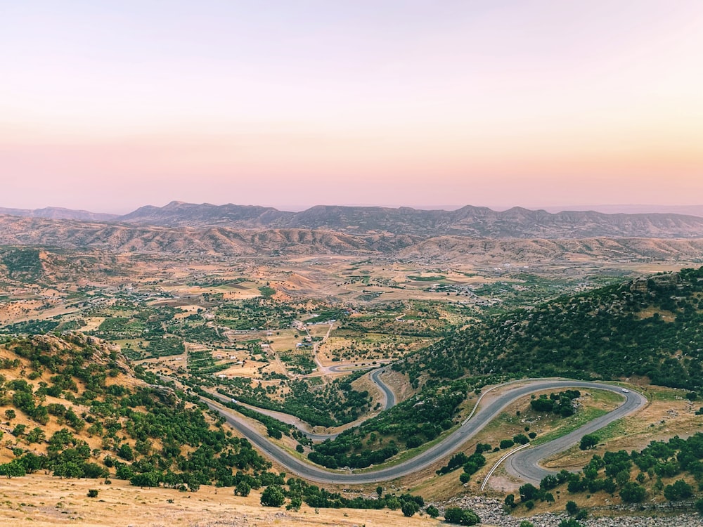 aerial view of green trees and mountains during daytime