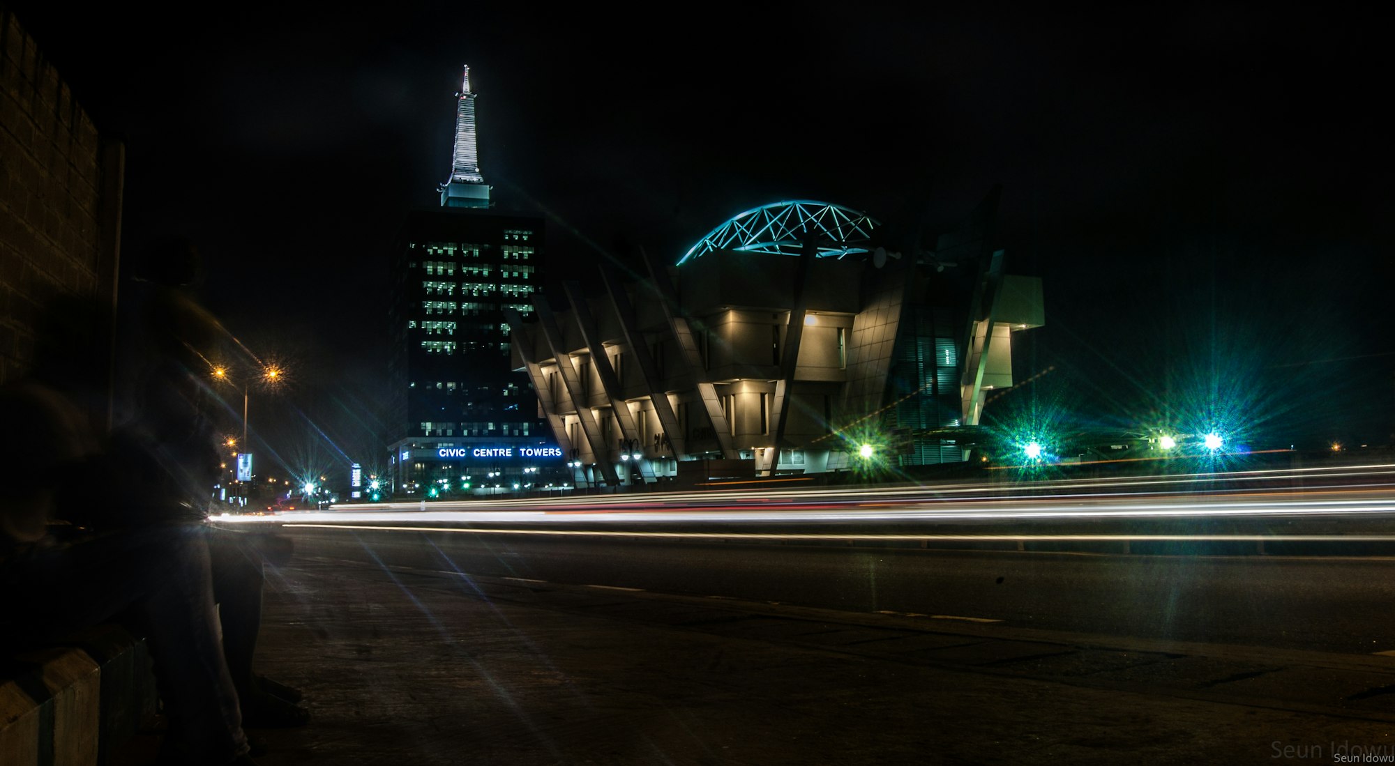 Ozumba Mbadiwe Street, Victoria Island, Lagos. View of Civic Centre and Civic Towers.