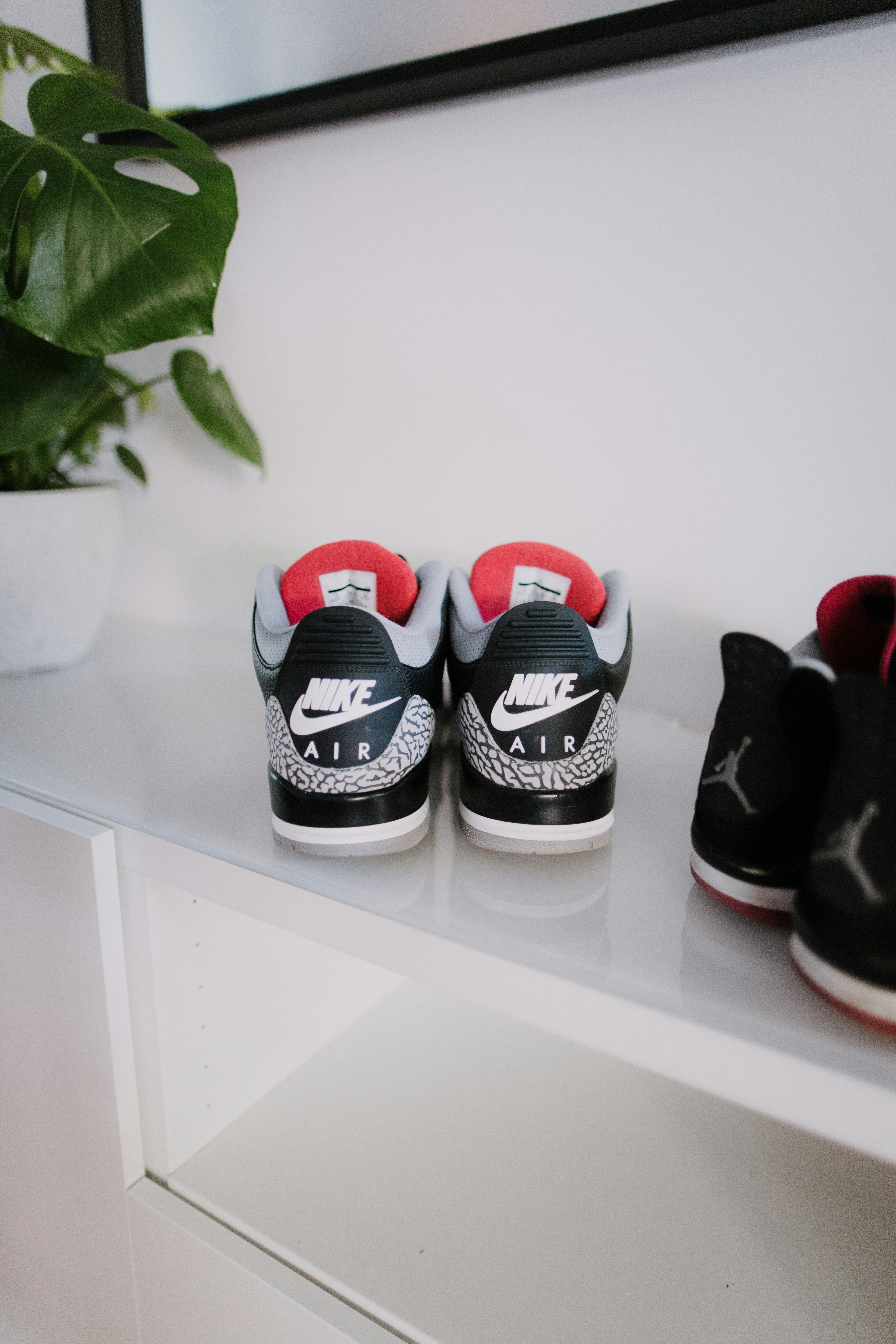 Stylish Air Jordans on feet