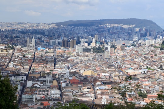 aerial view of city during daytime in Historic Center of Quito Ecuador