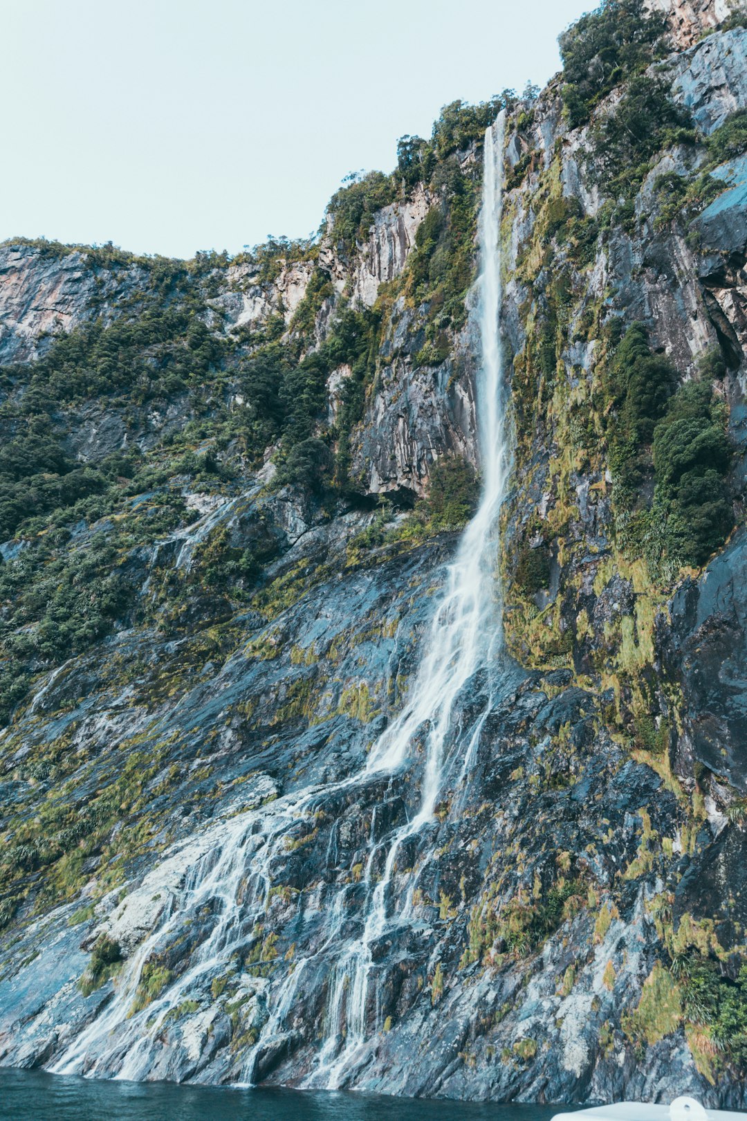 Waterfall photo spot Milford Sound Lake Marian Track