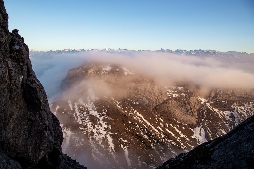 snow covered mountains during daytime