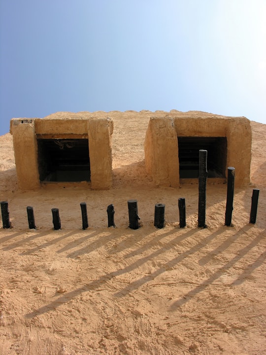 brown concrete blocks on brown sand in Dubai - United Arab Emirates United Arab Emirates