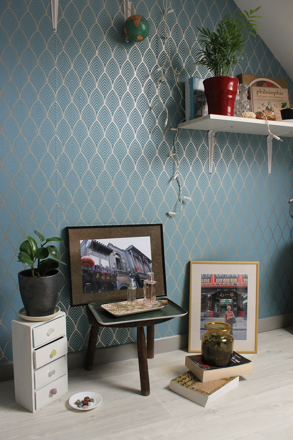 black flat screen tv on white wooden table