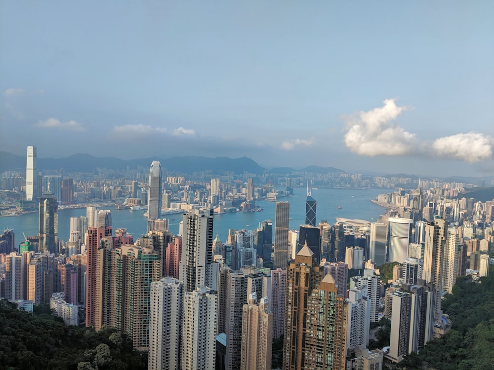 aerial view of city buildings during daytime