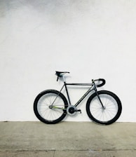 black and gray city bicycle