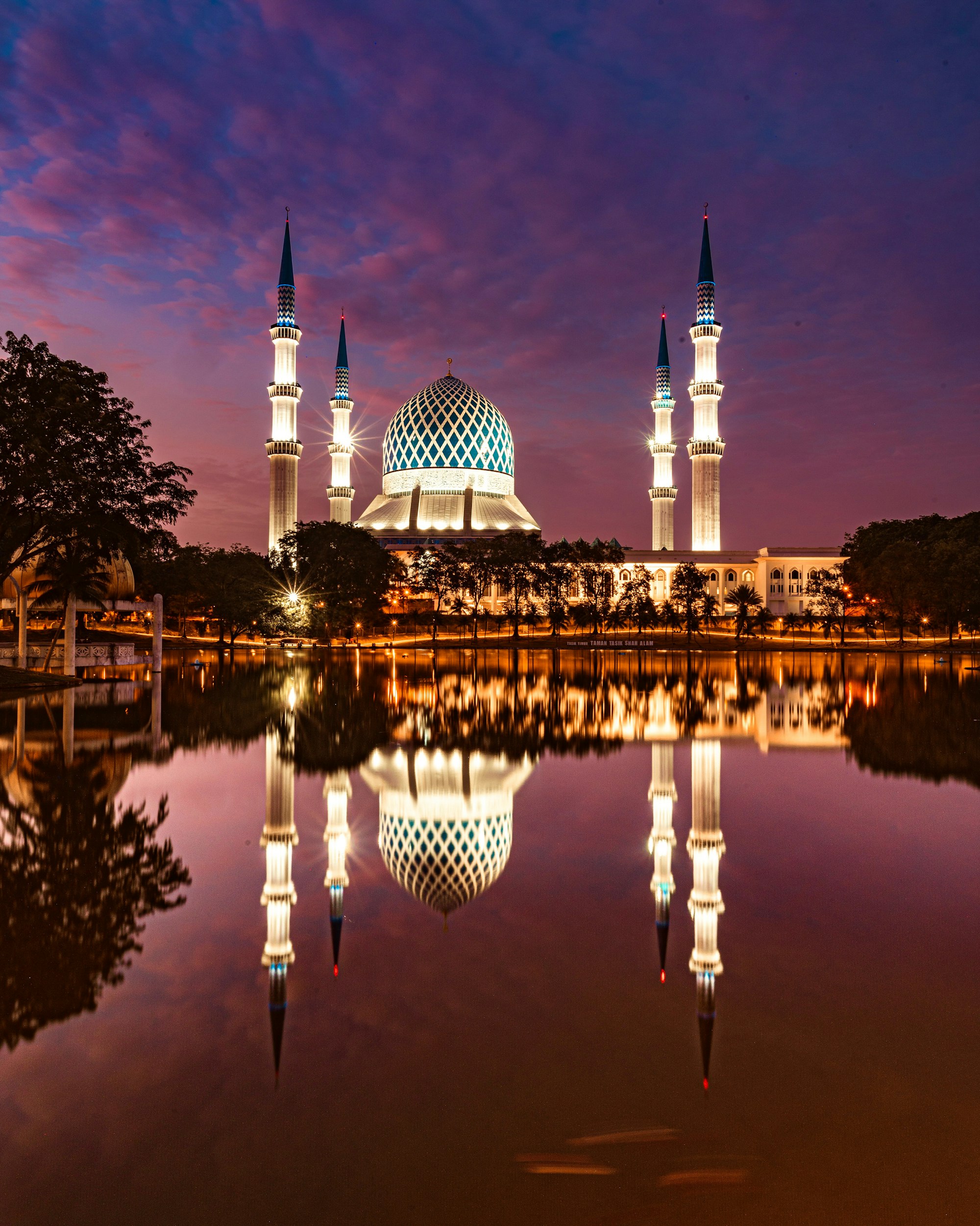 Mosques at Shah Alam, Malaysia 