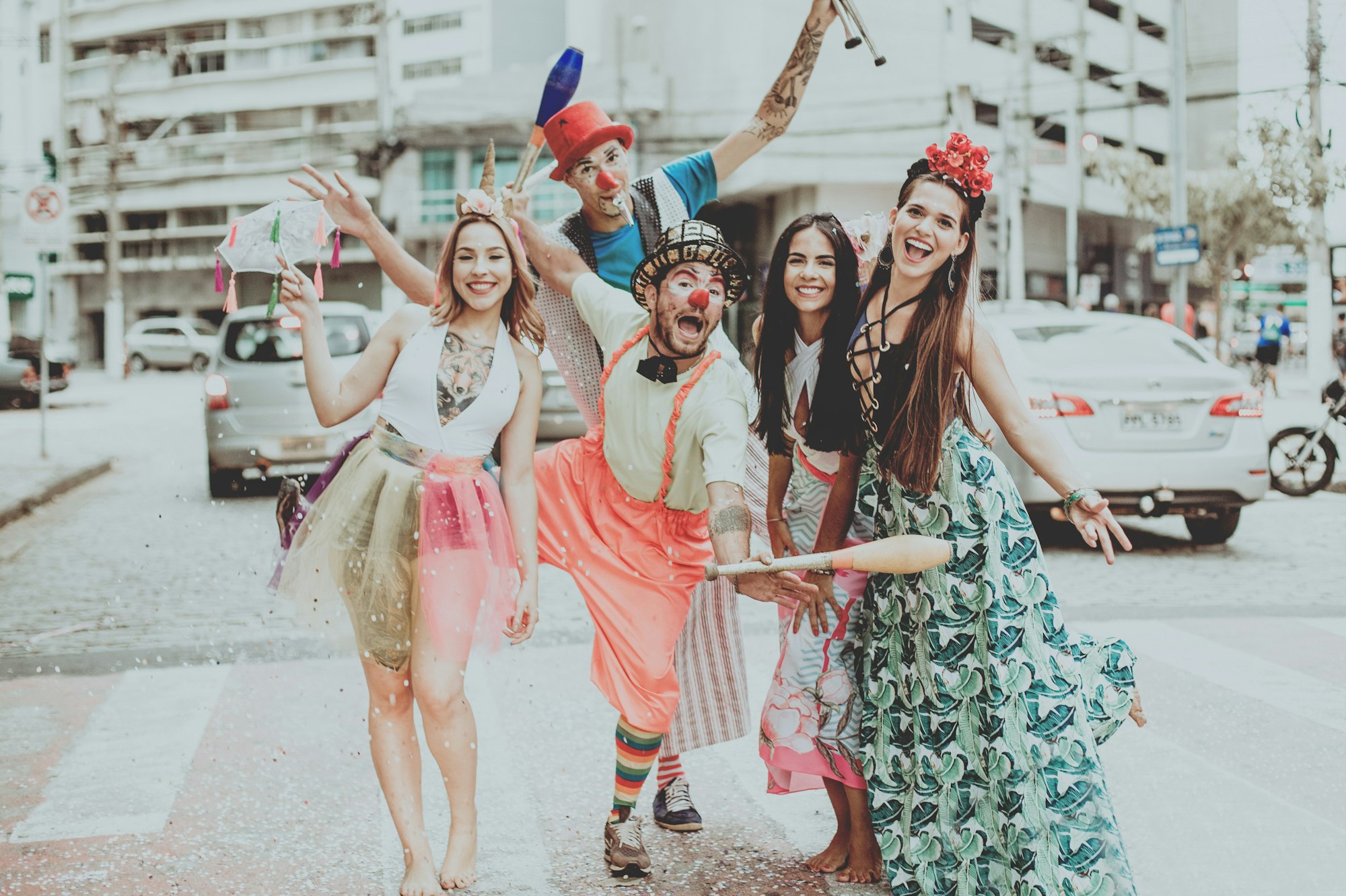 foto de amigos no carnaval