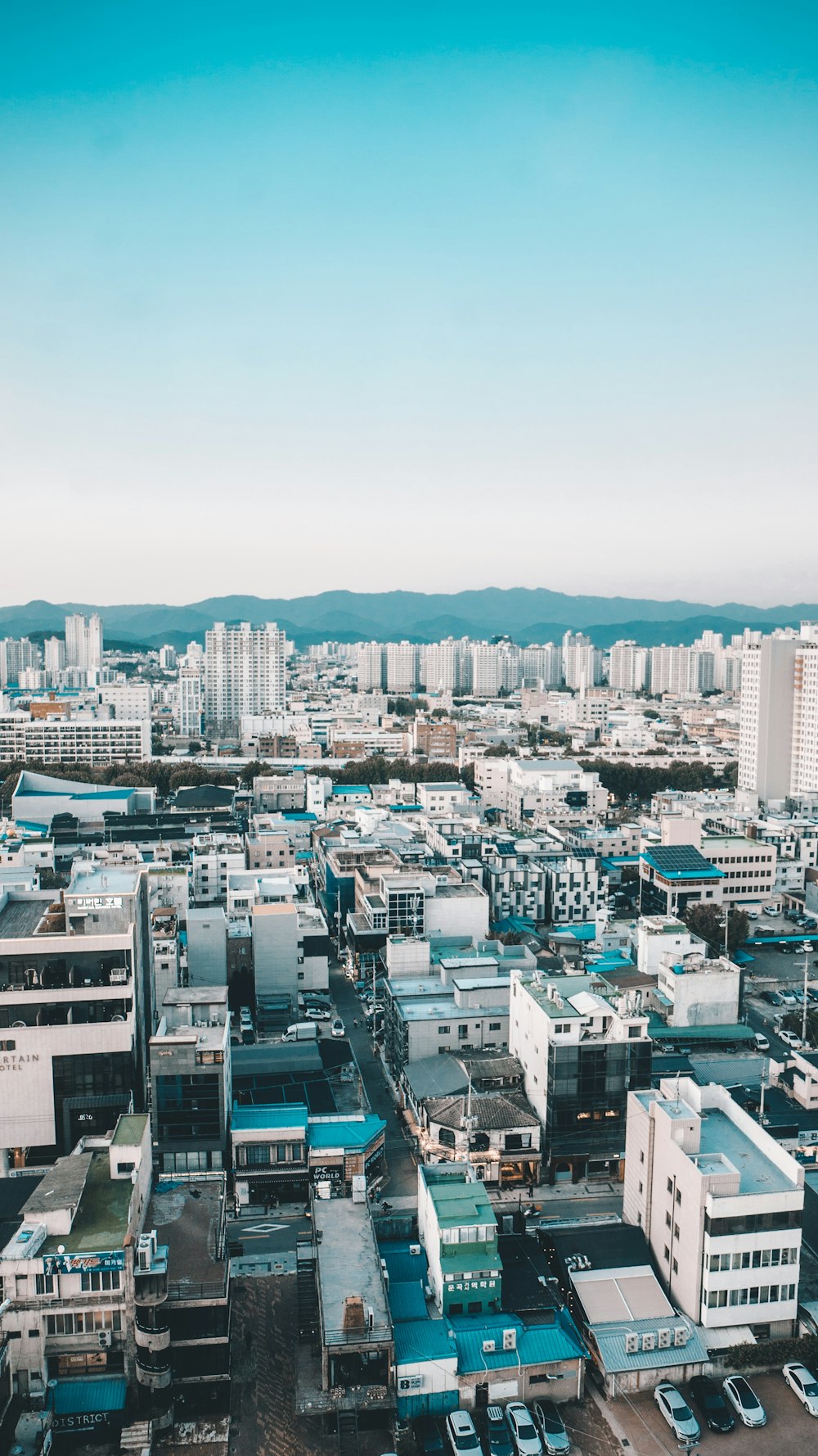 aerial view of city buildings during daytime