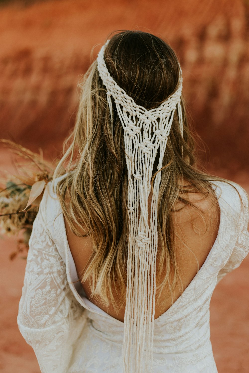 woman in white lace tank top