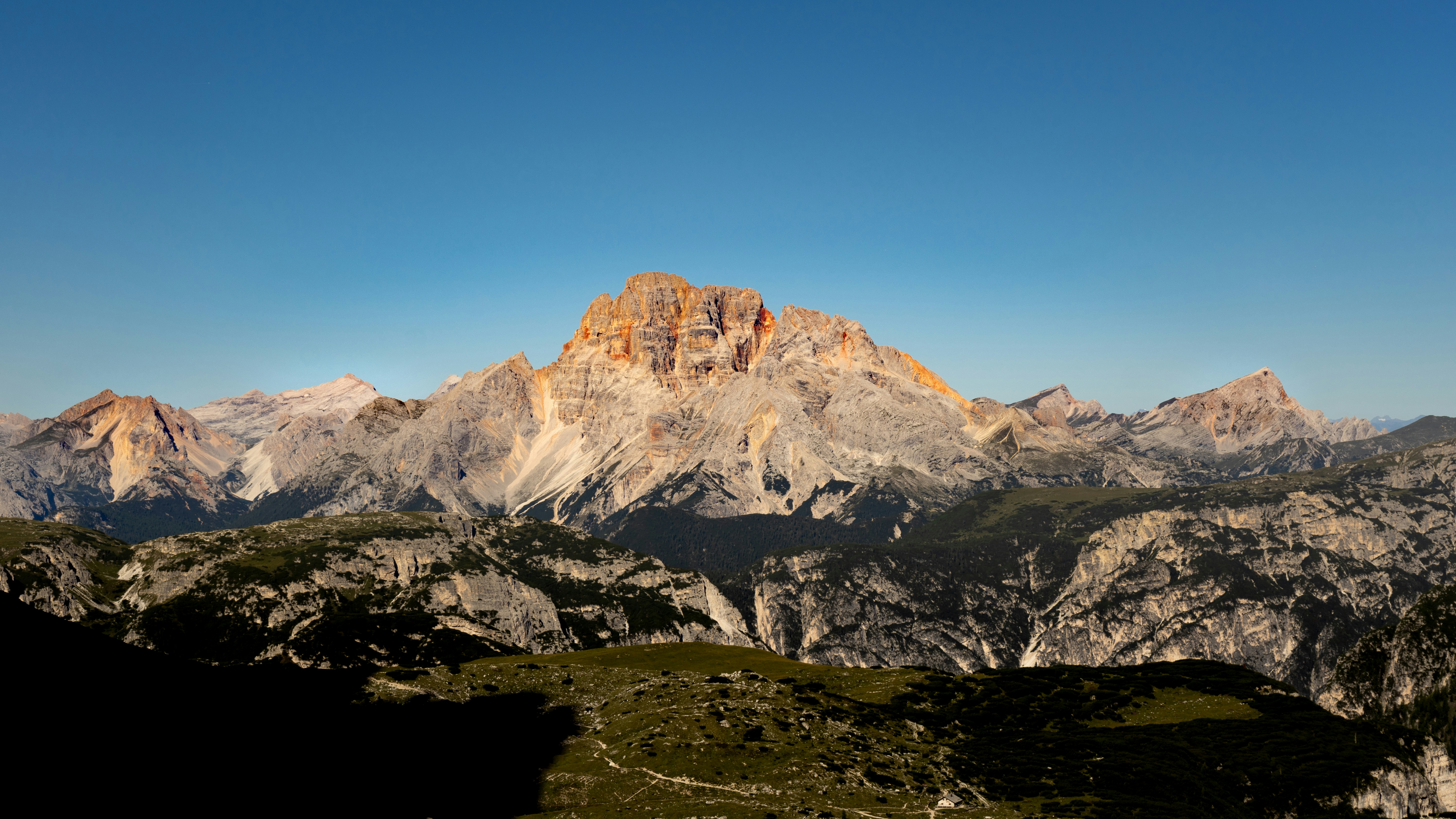 snow covered mountain under blue sky during daytime