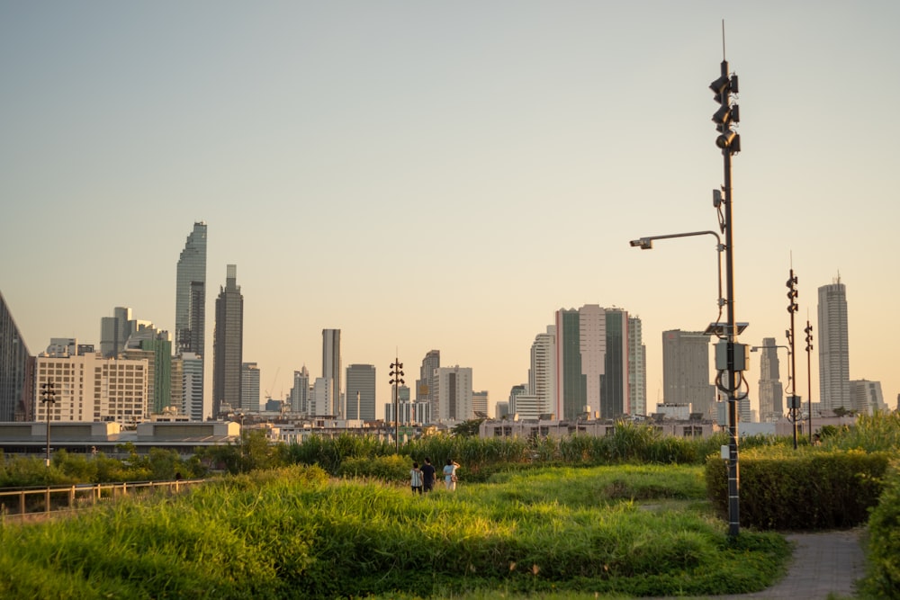 city skyline under white sky during daytime