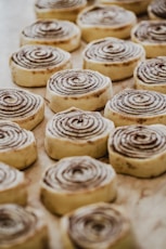 brown cookies on white ceramic plate