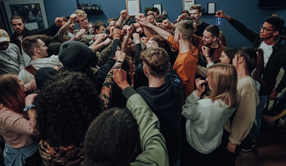 Group huddle