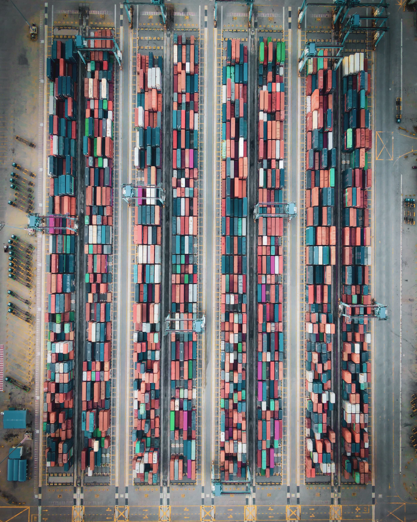 International shipping containers representing Defense Base Act civilian contractor work at U.S. military bases and government projects worldwide
