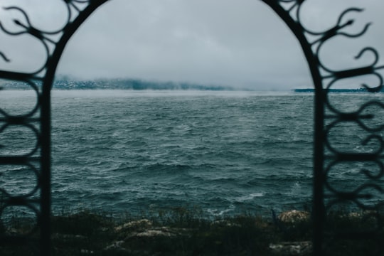 body of water near trees during daytime in Sevan Armenia