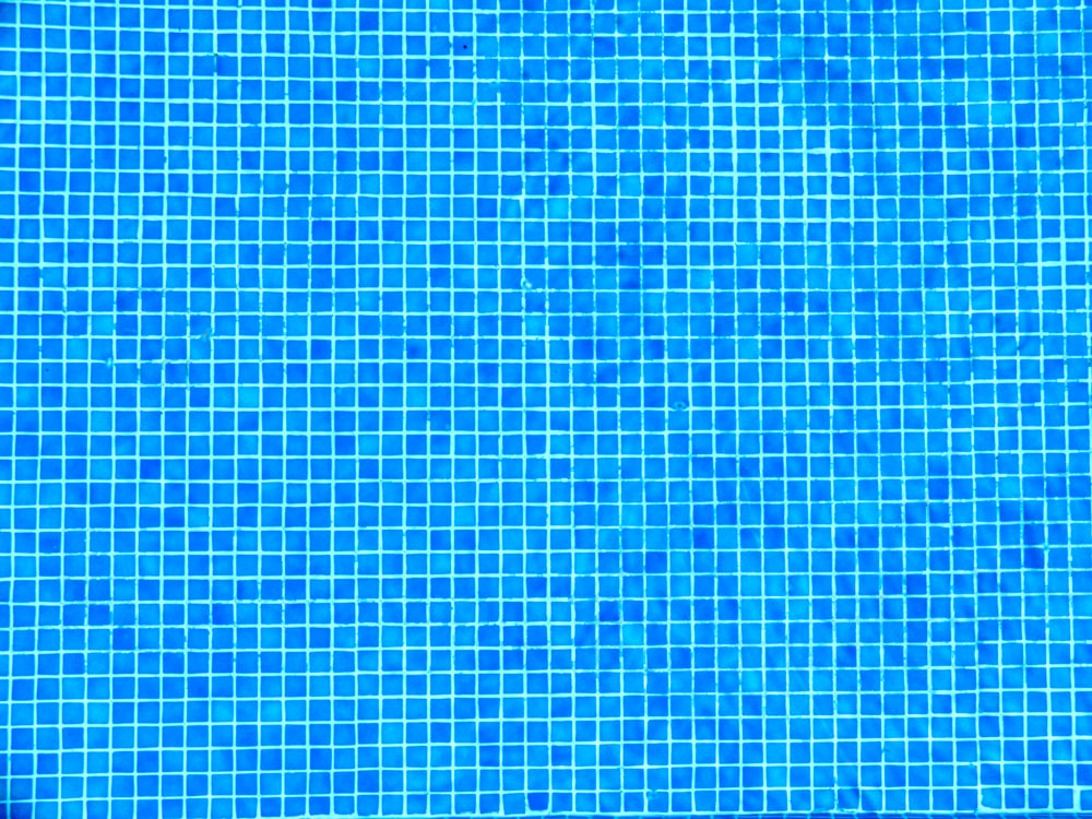 Textile à carreaux bleu et blanc