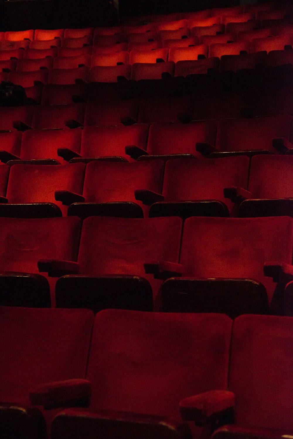 red chair lot during daytime