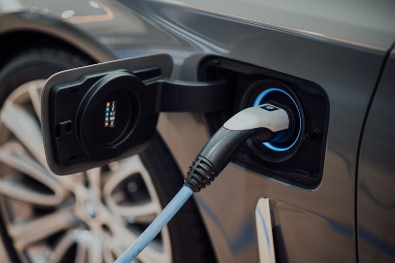 Elektrische auto laadpaal opladen