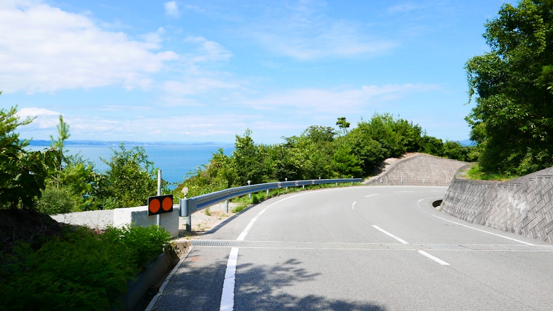 black and yellow road sign on gray asphalt road under blue sky during daytime