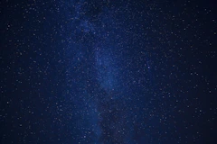 blue sky with stars during night time